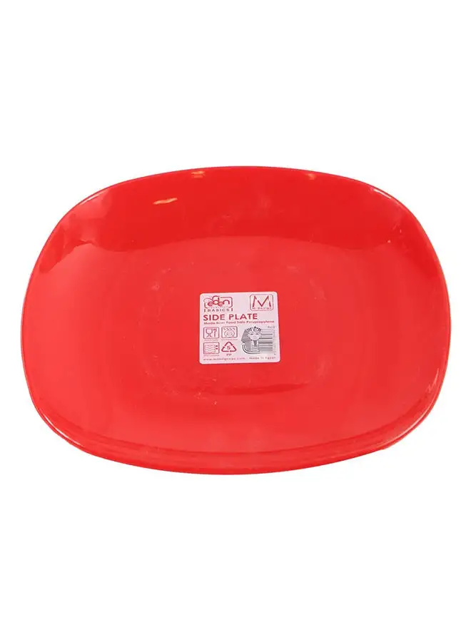 m-design Eden Basics Side Plate Red