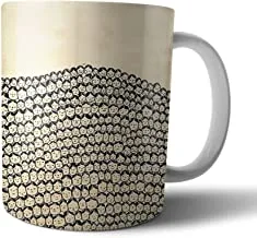 Rack Ceramic Printed Mug - 350 Ml - Mult color