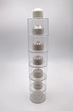 Generic Spice tower stack-able storage jar set - 6pc