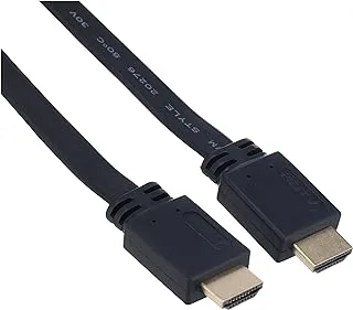 كابل ادارى hdmi مسطح 5 متر - اسود