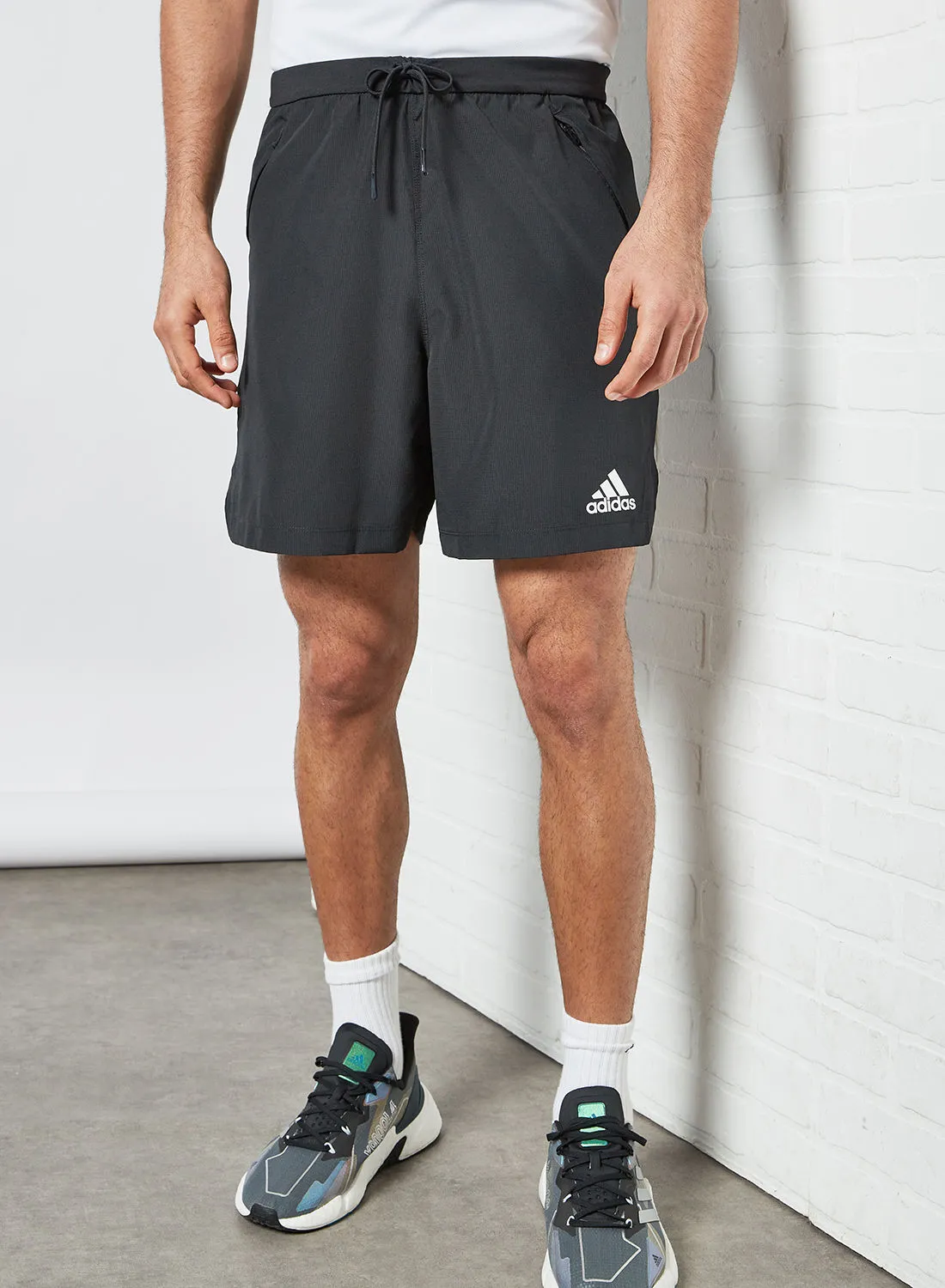 Adidas Aeromotion Woven Training Shorts Black