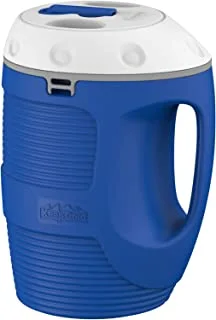 Cosmoplast MFKCXX113BL Plastic Keep Cold Insulated Water Cooler, Thermal Jug, With Strap, 1.8 Liters - Blue