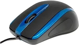 HAVIT MS753 USB Computer Mouse,1000 DPI With Multi Hand Using,Black+Blue