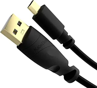 KabelDirekt 411 0.5m Micro USB Cable (USB 2.0 Synch & Charge Cable) TOP Series black