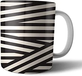 Rack Ceramic Printed Mug - 350 Ml - Mult color