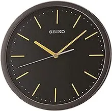 Seiko Wall Clock Quiet Sweep Hand Black & Yellow - QXA476Y