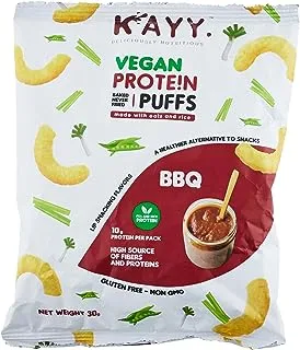 KAYY VEGAN PROTEIN PUFFS BBQ 30 gm