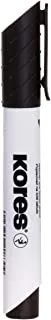 Whiteboard marker kores chiesl tip xw2 black no:20850 (12 pieces)