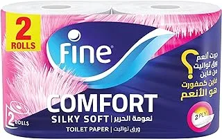 Fine Comfort - 2 Ply Toilet Tissue Paper - 2 Rolls