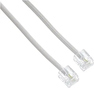 Generic Telephone line cord 2m - white