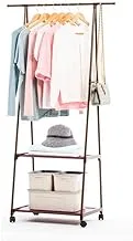 Generic Clothes Stand and organizer, Coat Rack Metal Brown