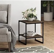 Home gallery Tall End Table BROWN 45X40X40