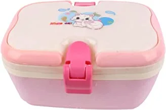 Semco Plastic Box for Kids - Leakproof Lunch Box with Compartment with Plastic Lid for Kids and Adults