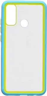 Back Cover Perfect Slim Hard Case With Silicone Protection Edges For Huawei P Smart 2020 - Blue Green