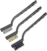 elyassin Mini Cooker Cleaning Brush, 3 Pieces - Multi Color