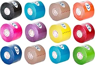 Elastic Adhesive Cotton Fitness Muscle Tape - Assorted Colors 5m