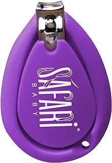 Safari Baby Round shaped nail clipper Purple