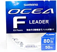 Generic Shimano EX Fluoro Ocea Leader - Fishing Line - 80lb 50m