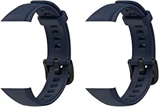 Strap Watch 3 pieces For honor band 6 - dark blue