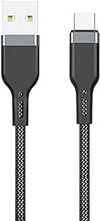 WIWU PT02 Platinum Fast Charging and Transmission Data Cable USB to USB-C 1.2M - Black