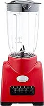 prifix chef model Blender 450 watts Durable beaker + mill Easy to clean modern design RED COLOR