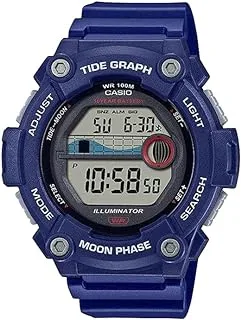 Casio Watch for Men WS-1300H-2AVDF Digital Resin Band Blue