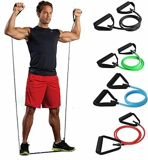 SportQ Premium Resistance Pull Rope Home Fitness Exercise Yoga Bands for Gym