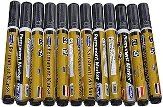 Prima permanent marker water based ink set of 12 pcs. - black