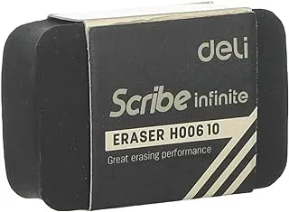 Deli scribe eraser h00610, black