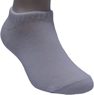 White Flower Cotton Above Ankle Sock For Unisex-Off White-2-4Years