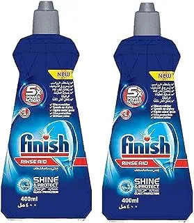 Finish Regular Rinse Aid For Shinier And Drier Dishes, 400ml - Pack of 2 @30% Off