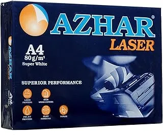 Azhar laser printing and copy paper (80g) pack of 5 - white