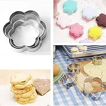 elyassin Cookie Cutters for Cake, Biscuits, Fondant 5 Pieces