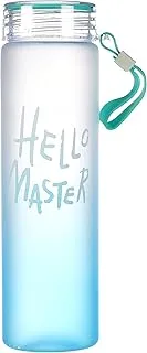 Hello master acrylic bottle, 500ml,assorted colors