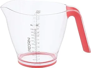 PEDRINI Plastic Graduated Jug, 1 L. Non Slippery Rubber Base & Handle