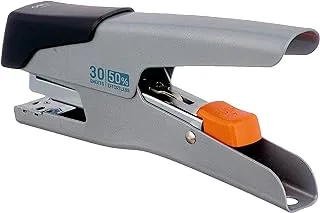 Deli stapler & punch stapler e0358 black/grey - 30 sheets