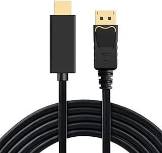 1.8 متر منفذ العرض منفذ العرض ذكر DP-HDMI ذكر محول كابل محول لأجهزة الكمبيوتر المحمول جهاز عرض عالي الدقة