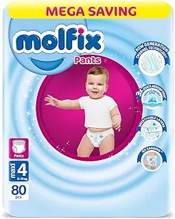 Molfix - Pants Diapers - Mega Pack - Maxi Size 4 - 80 Pieces