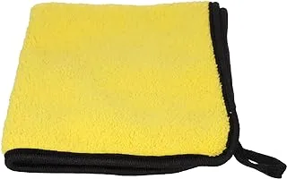 Auto Best Yellow double-faced microfiber car cleaning towel-small