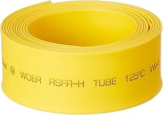 Heat Shrink Set Of 3 Heat Shrink Tube For Protect And Repair Cables 18Mm Inner Diameter 2 Meter-Yellow