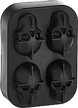 Other Silicone skull ice box diy personality home bar ice lattice ball ice mold skull model ice tray 4 cup glass shape