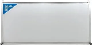 Deli 7819 magnetic white board, 900x1800 mm - white