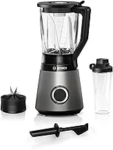 Bosch blender MMB6174S Blender - 1200 W - Silver - Glass Jar - 2 speed