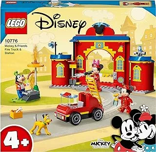 LEGO® | Disney Mickey and Friends – Mickey & Friends Fire Engine & Station 10776 Building Kit (144 Pieces)