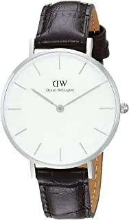 Daniel Wellington Classic Watch Unisex , Japanese Quartz Movement, Analog Display, Brown Leather Strap-DW00100188