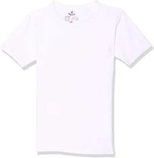 Papillon Round-Neck Short Sleeves Cotton Undershirt for Boys