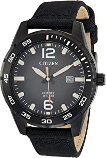 Citizen Watch for Men, Automatic Movement, Analog Display, Black Nylon Strap-BI1045-05E