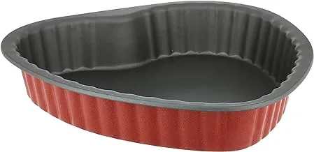 Guardini Rossana Heart Shape Cake Mold, 25 x 25 cm - Red