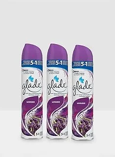 Glade Lavender Air Freshener Set, 300 ml, 3 Pieces (Scent may vary)