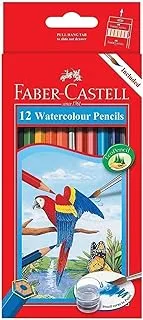 Faber-castell wood carton long color pencils (12 colors)